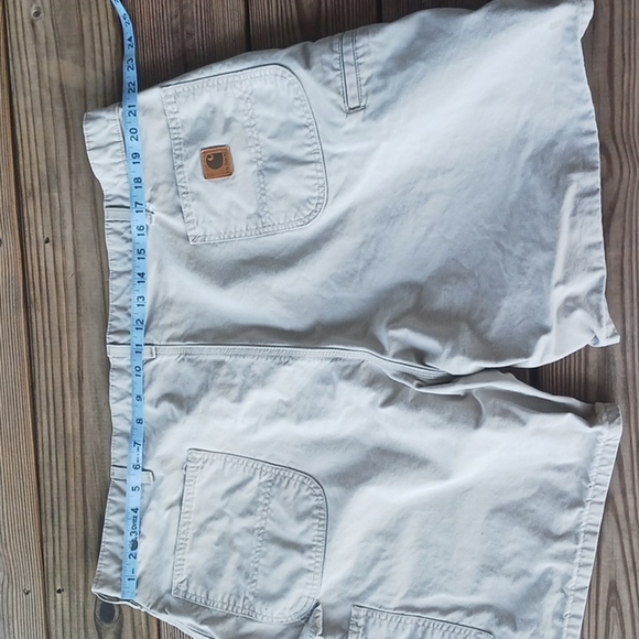 Carhartt men's cream shorts size 44 - Picture 10 of 10